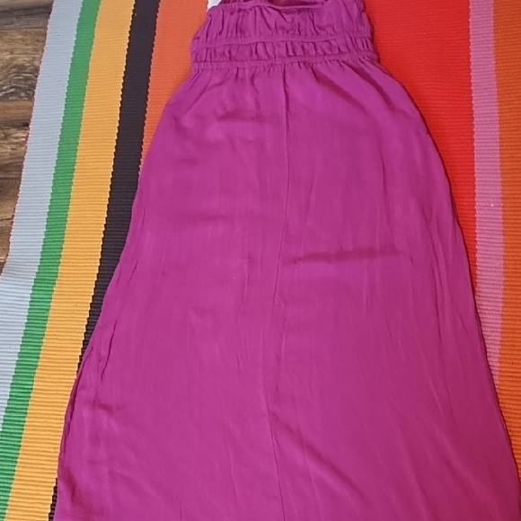 Time And Tru VGC Stylish Hot Pink Maxi Dress XS(0-2). - Picture 6 of 9